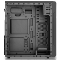 купить CASE Qmax S1203G ATX MidiTower, 2,5* x 3, 3,5*x 2,  5,25* x 1 , Expansion Slots x 7, USB x 2, 36,5 x 17,5 x 42 см, Steel 0,5mm, ATX/Micro-ATX/Mini-ITX (Без Б/П), black  в Алматы фото 2