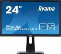 купить Монитор LCD 23.8** 16:9 1920х1080(FHD) MVA, nonGLARE, 250cd/m2, H178&deg;/V178&deg;, 3000:1, 80M:1, 16.7M Color, 4ms, VGA, HDMI, DP, USB-Hub, Height adj, Pivot, Tilt, HAS, Speakers, Swivel, 3Y, Black в Алматы фото 3