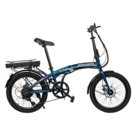 купить Электровелосипед HIPER Engine Fold X1 Midnight Blue (2022), HE-FX01, 20" колеса, 250 Вт мотор, 10,4 Ач батарея, складной, стальная рама, полуночный синий в Алматы фото 1