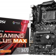 купить Материнская плата MSI X470 GAMING PLUS MAX AM4 X470 4xDDR4 6xSATA3 RAID 2xM.2 HDMI DVI ATX в Алматы фото 1