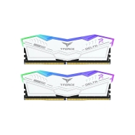 Купить Оперативная память 64GB Kit 2x32GB 6000MHz DDR5 TeamGroup DELTA RGB CL30 FF4D564G6000HC30CDC01 White Алматы
