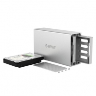 купить Система хранения данных HDD 3.5* ORICO WS200RC3-EU-SV <RAID 0,1, JBODUS, 5Gbps, Type-C HDDx2, до 20TB, 223*133*69mm> в Алматы фото 1