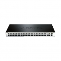 купить Коммутатор, D-Link, DES-1210-52/С1А, 19-дюймовый стоечный, 48 портов 10/100М RJ45 2 порта 10/100/1000М RJ45 2 порта SFP, Управляемый, Корпус металл, 1U в Алматы фото 1