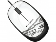 купить Мышь Logitech M105 White (белая с рисунком, оптическая, 1000dpi, USB, 1.5м) в Алматы фото 2