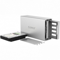 купить Система хранения данных HDD 3.5* ORICO WS200U3-EU-SV <USB3.0, 5Gbps, HDDx2, до 20TB, 223*133*69mm> в Алматы фото 2