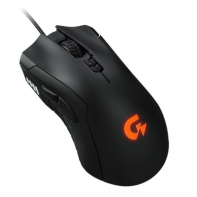 купить Компьютерная мышь, Gigabyte, GM-XM300, Игровая, Оптическая 6400 dpi,  Прорезиненные боковые вставки, Подсветка 16.8 млн. цветов, Проводная, USB, Чёрная в Алматы фото 1