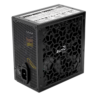 купить Блок питания, Aerocool, AERO WHITE 500W, 500W, ATX, APFC, 20 4 pin, 4 4pin, 5*Sata, 3*Molex, 2*PCI-E 6 2 pin, Поддержка Haswell, Вентилятор 12 см, Кабель питания, Чёрный в Алматы фото 1