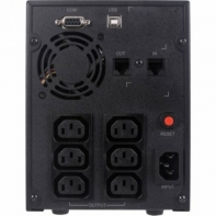 купить Line-Interactive ИБП, CyberPower VALUE1500EILCD, выходная мощность 1500VA/900W, LCD, AVR, RS-232, RJ11/RJ45, USB, 6 выходных разъемов типа IEC C13, PowerPanel&reg; Personal Edition. С автоматическим регулированием напряжения (AVR), обеспечивает постоянно в Алматы фото 2