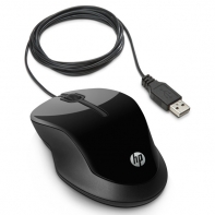 купить Оптическая светодиодная проводная мышь HP X1500, USB, 1000 dpi, H4K66AA в Алматы фото 2