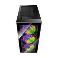 купить Компьютерный корпус FSP CMT192 RGB, 2xGlass, Black, ATX в Алматы фото 2