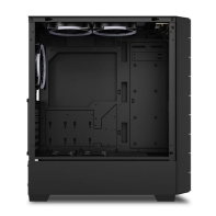 купить Корпус ПК без БП Sharkoon RGB HEX Bk <ATX, 2x3.5, 6x2.5,2xUSB 3.0, 1xTypeC, Audio, 430*206*481mm> в Алматы фото 2