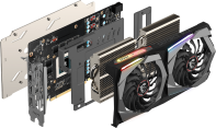 купить Видеокарта MSI GeForce RTX 2060 GAMING Z 6G GDDR6 192-bit 3xDP (v1.4) 1xHDMI2.0b Рекомендуемый БП 500W в Алматы фото 3