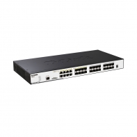 купить Коммутатор, D-Link, DGS-3120-24SC/B1ARI, 19 дюймовый стоечный, 16 портов 100/1000Base-X SFP, 8 комбо-портов 100/1000Base-T/SFP, 2 порта 10GBase-CX4, Управляемый 3 уровня, Корпус металл, 1U в Алматы фото 2