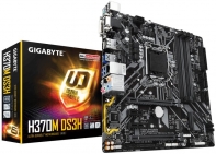 купить Gigabyte, H370M DS3H, LGA1151v2, iH370, 4xDDR4 2666, 6xSATA3, 2xM.2, Raid, 1xD-Sub, 1xDVI-D, 1xHDMI, 1xDP, 2xPCI-Ex16, 2xPCI-Ex1, mATX в Алматы фото 1