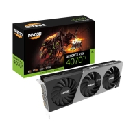 купить Видеокарта Inno3D GeForce RTX4070 Ti X3, 12G GDDR6X 192-bit HDMI 3xDP N407T3-126X-186148N в Алматы фото 1