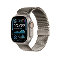 купить Смарт-часы Apple Watch Ultra 2 GPS + Cellular 49mm Natural Titanium Case with Natural Titanium Milanese Loop - S (MX4M3GK/A) в Алматы фото 1