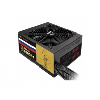 купить Блок питания, Thermaltake, RU W Series Volga 1000W (W0429RE), 1000W, ATX, Modular, 80 Plus Gold, APFC, 20 4 pin, 4 4pin, 7*Sata, 4*Molex, 1*FDD, 4*PCI-E 6 2 pin, Вентилятор 14 см, Кабель питания, Чёрный в Алматы фото 1