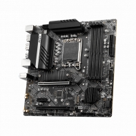 купить Материнская плата MSI PRO B660M-A DDR4 LGA1700 B660 4xDDR4 4xSATA3 RAID 2xM.2 2xHDMI 2xDP mATX в Алматы фото 3