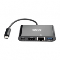 купить Адаптер TrippLite/USB-C Multiport Adapter, 4K HDMI, USB-A Port, Gbe and PD Charging, HDCP, Black в Алматы фото 3