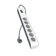 купить Сетевой фильтр Belkin c защитой от перенапряжения 6 роз., 650 Дж, UL 500 В, кабель 2м в Алматы фото 1