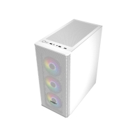 купить Компьютерный корпус FSP CMT196W, Без БП, 1xUSB3.0/2xUSB2.0, 4x ARGB 120mm, Glass, White, ATX в Алматы фото 3
