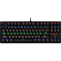 купить Клавиатура проводная игровая механическая Redragon Daksa, Rainbow (Черный), USB, ENG/RU, НОВИНКА! в Алматы фото 1