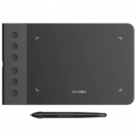 купить Графический планшет, XP-Pen, Star G640S, Разрешение 5080 lpi, Чувствительность к нажатию 8192, Интерфейс USB, Рабочая область 6*х3,75*, Чёрный в Алматы фото 1