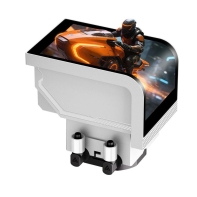 купить Водяное охлаждение для CPU PCCooler DV360 ARGB Display WH TDP 300W 115X/1200/1700/1851/AM4/AM5 Белый в Алматы фото 2