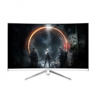 купить Монитор ЖК 31.5* Huntkey M3281C <1920*1080, LED, 60Hz, 4ms, DVI HDMI VGA, изогнутый, WHITE> в Алматы фото 1