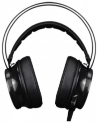 купить Наушники микрофон игровые GameMax G200 Headset <20Hz-20kHz, 32 Om, 108dB (1KHz), 2.5m, 3.5 mmX2 USB> в Алматы фото 2
