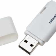 купить USB-ФЛЕШ-НАКОПИТЕЛЬ 64Gb TOSHIBA U202 USB 2.0 THN-U202W0640E4 WHITE  в Алматы фото 1
