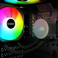 купить Водяное охлаждение для CPU PCCooler GI-CL120 PRO RGB TDP 150W LGA Intel/AMD Black GI-CL120 PRO в Алматы фото 3