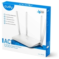 купить Маршрутизатор беспроводной CUDY WR1300 AC1200 Gigabit Wi-Fi Mesh Router, Chipset MediaTek, PPTP/L2TP в Алматы фото 4