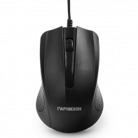 купить Мышь Гарнизон GM-105, USB, чип- Х, черный, 800 DPI, 2кн.+колесо-кнопка, кабель 1,5м в Алматы фото 1