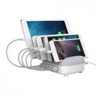 купить Зарядная станция 40W 5 Port USB ORICO DUK-5P-EU-WH-BP <5 USB, AC, WH 125*100*62mm> в Алматы фото 2