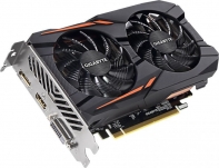 купить Видеокарта, Gigabyte, RX560 GAMING OC 4G (GV-RX560GAMING OC-4GD) 4719331301828, GDDR5, 128bit, DVI, HDMI, DP, Windforce 2X Fan, Цветная коробка в Алматы фото 1