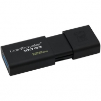 купить USB-накопитель, Kingston, DT100G3 128GB, USB 3.0, 5000 Мбит/сек, Чёрный в Алматы фото 1