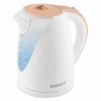 купить Электрический чайник Scarlett SC-EK18P43 бело-бежевый в Алматы фото 1