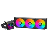 купить Водяное охлаждение для CPU Lian Li GA II LCD 360 ARGB 3x120mm Black G89.GA2ALCD36B.00 в Алматы фото 1
