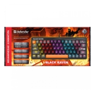 купить Клавиатура механическая USB Defender Black Raven GK-417 Черный в Алматы фото 3
