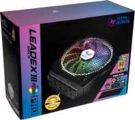 купить Блок питания Super Flower Leadex III Gold, 750W, SF-750F14RG V2.0, RGB Active PFC, Modular, Fan130mm в Алматы фото 2
