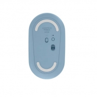 купить LOGITECH Pebble M350 Wireless Mouse - BLUEBERRY - 2.4GHZ/BT - EMEA - CLOSED BOX в Алматы фото 4