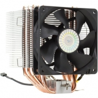 купить Вентилятор для CPU CoolerMaster Hyper 612 Ver.2 Intel&AMD 4-pin(PWM) 800-1300RPM 20dBA(Max) LGA1151/1150/1155/2066/2011-v3/2011/AM3+/AM2+ RR-H6V2-13PK-R1 в Алматы фото 3