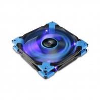 купить Кулер для компьютерного корпуса, AeroCool, Dead Silence fan, Blue Edition, 120мм, 800 -1200±10%об.мин, 3pin/4pin, Габариты 120х120х25мм, Чёрно-синий в Алматы фото 3