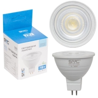 Купить Эл. лампа светодиодная SVC LED JCDR-7W-GU5.3-6500K, Холодный Алматы