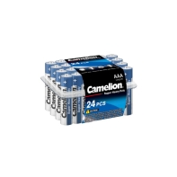 купить Батарейка, CAMELION, Тип Батареи AAA (Мизинчиковая) Super Heavy Duty, 1.5V, 550 mAh, 24 шт. в пласти в Алматы фото 1