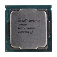 Купить CPU Intel Core i3 9100 3,6GHz (4,2GHz) 6Mb 4/4 Core Coffe Lake 65W FCLGA1151 Tray Алматы