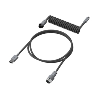 купить Провод для механической клавиатуры HyperX USB-C Coiled Cable Gray 6J678AA в Алматы фото 1