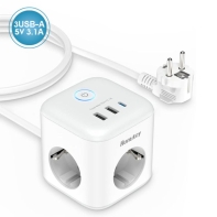 купить Универсальное USB зарядное устройство Huntkey SGC307 Белый в Алматы фото 1