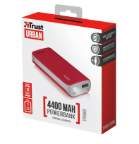 купить Зарядное устройство Trust UR PRIMO POWERBANK 4400 - RED в Алматы фото 3